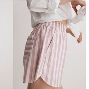 Madewell Pull On Shorts in Shaded Pink Size Small
